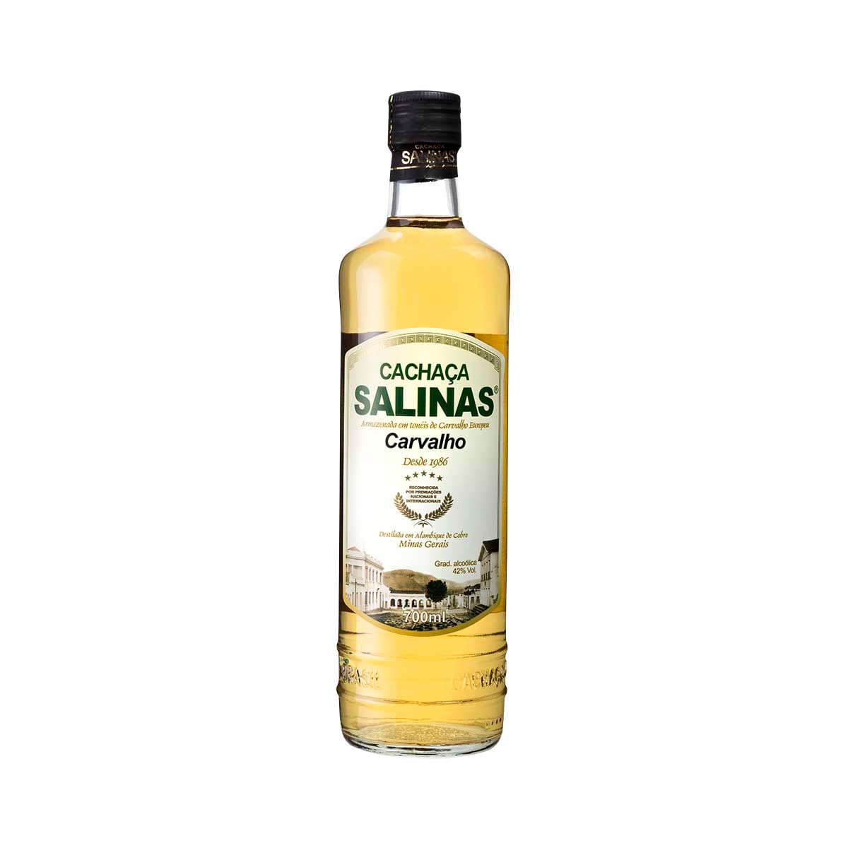 Cachaça Salinas Carvalho 700 ml