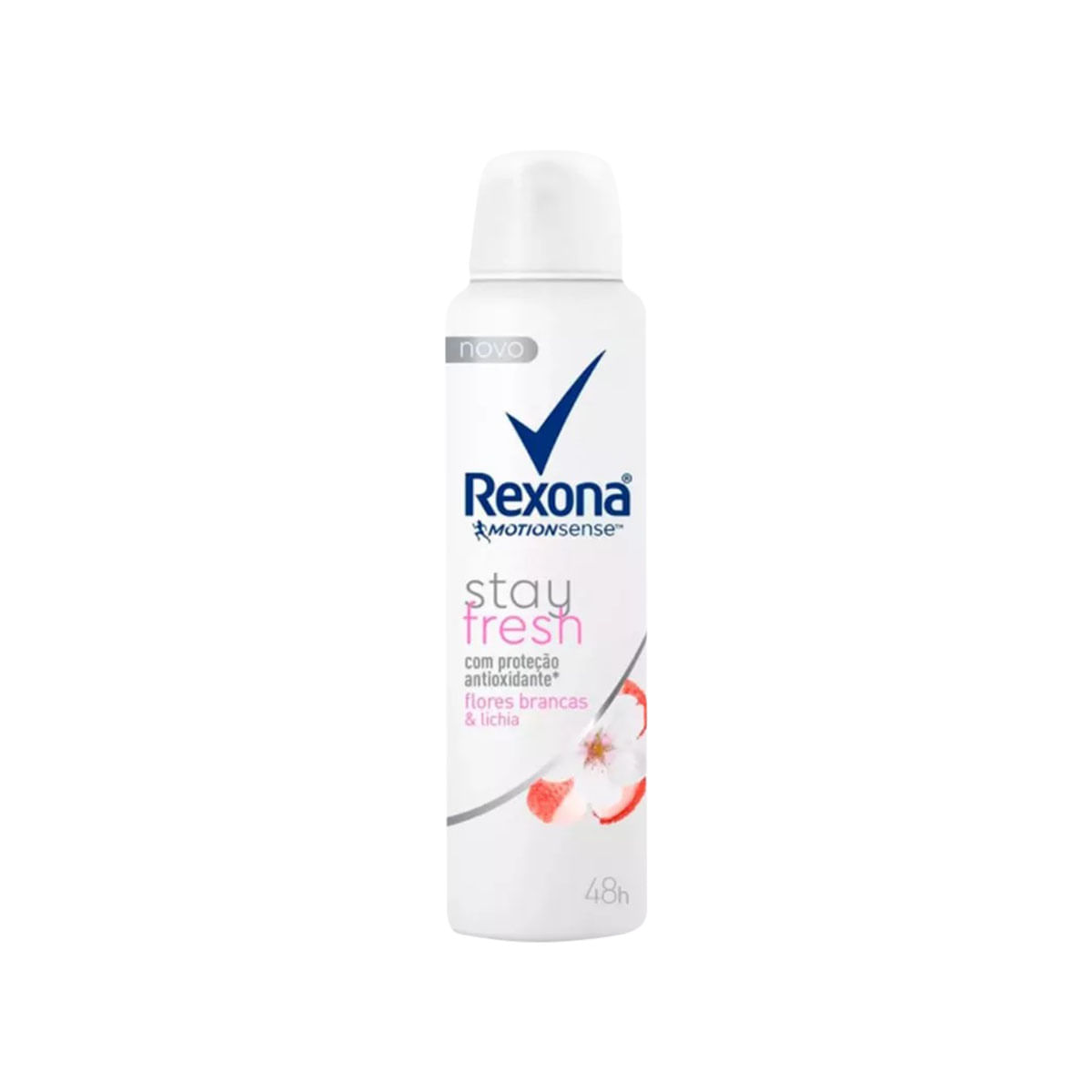 Desodorante Aerosol Rexona Motion Sense Stay Fresh Flores Brancas e Lichia Feminino 150ml
