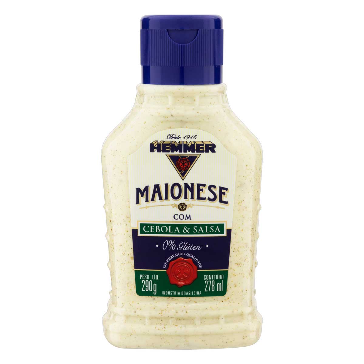 Maionese com Cebola e Salsa Hemmer Squeeze 290 g