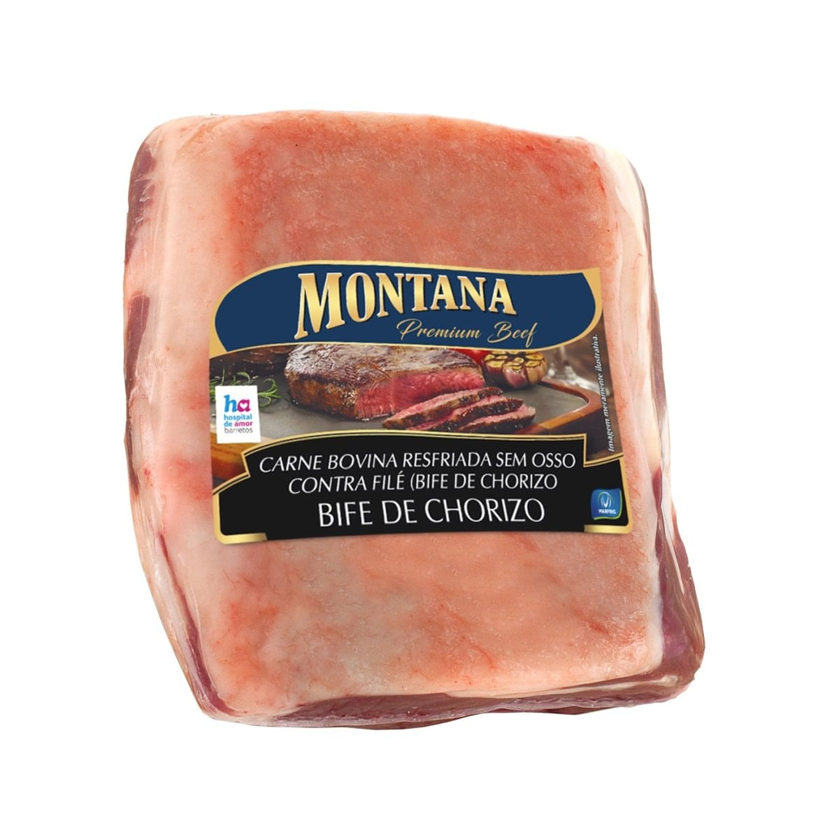 Peça de Contra Filé Bovino Chorizo Resfriado Montana 700 g