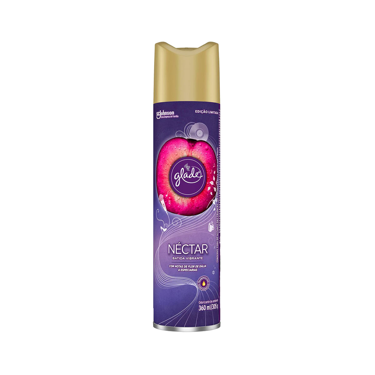 Odorizador Glade Aerosol Néctar 360ml