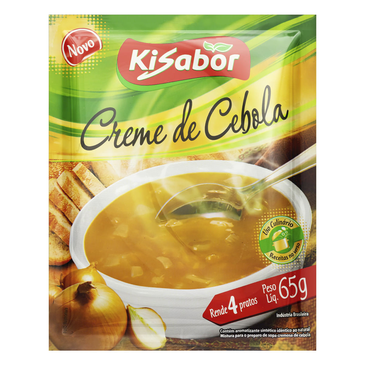 Creme Cebola Kisabor Pacote 65 g
