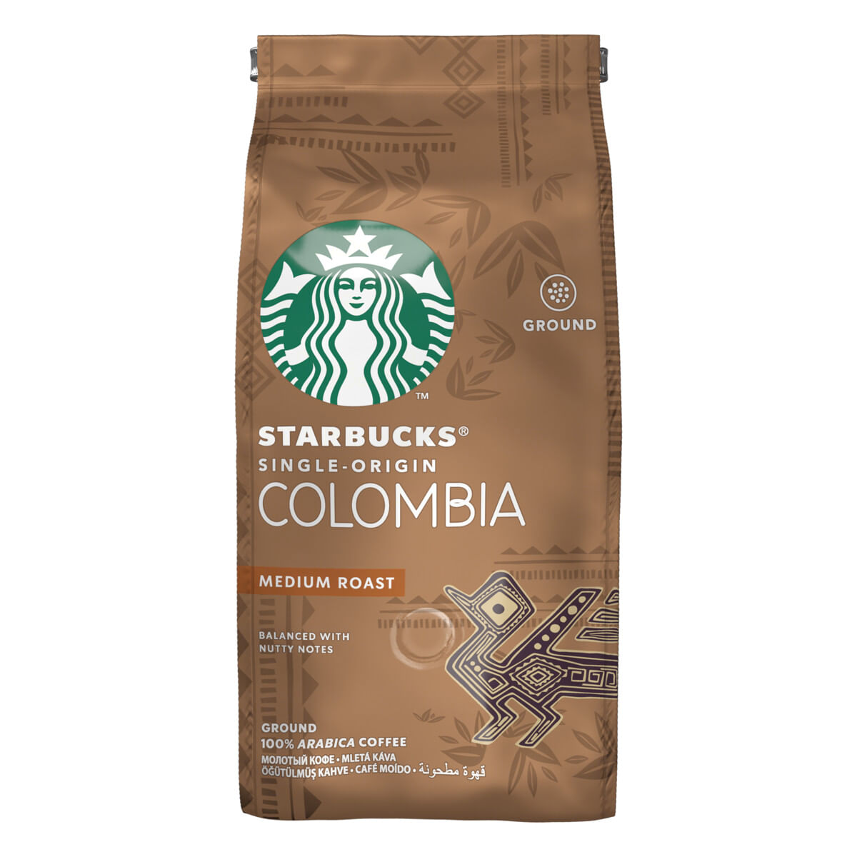 Café Starbucks Single-Origin Colombia Torrado e Moído Pacote 25 g
