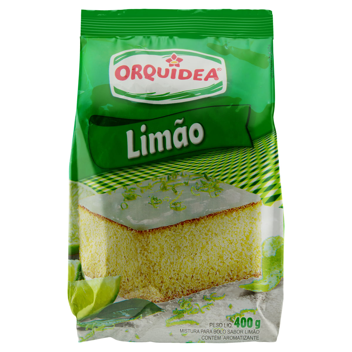 Mistura para Bolo Sabor Limão Orquídea 400g