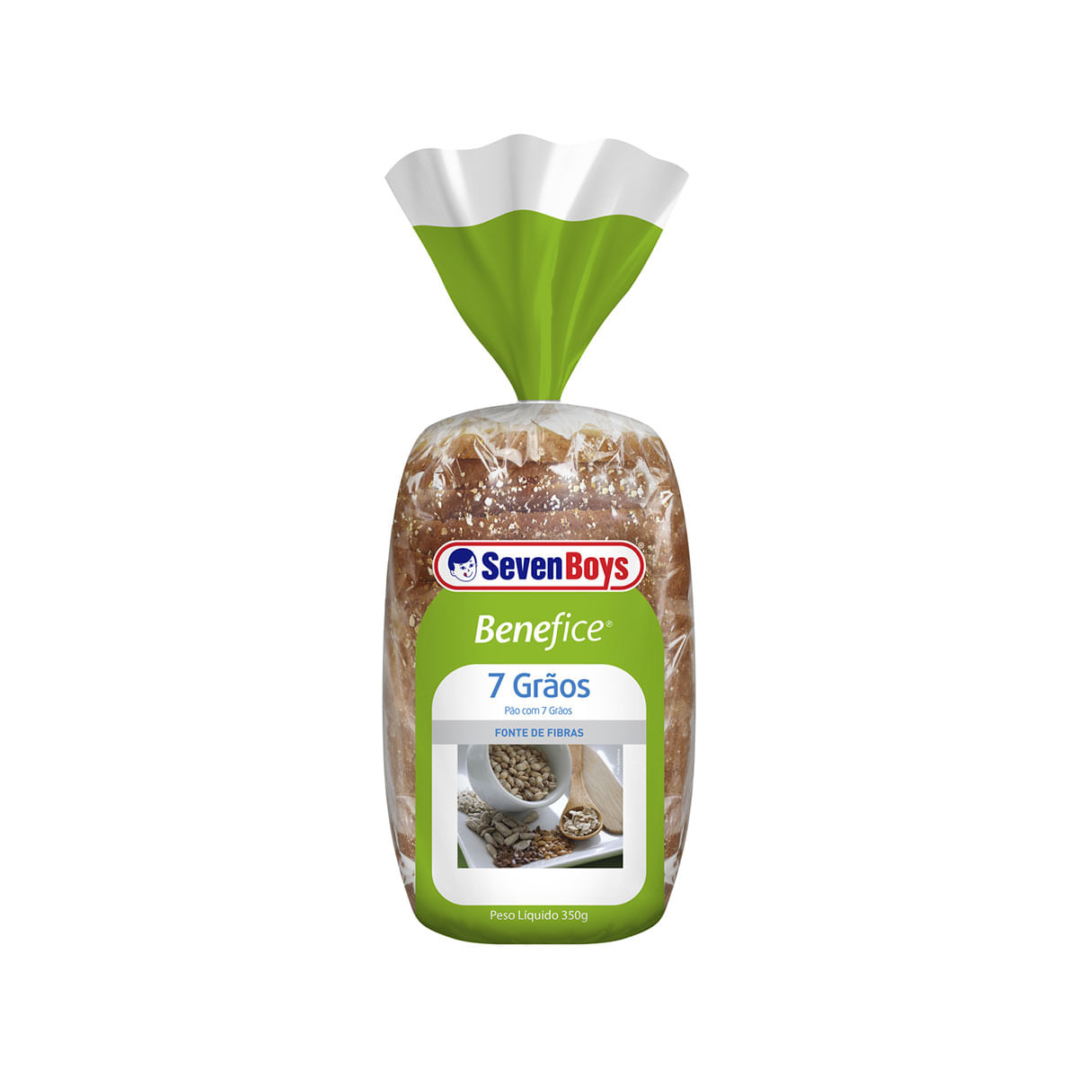 Pão 7 Grãos Seven Boys Benefice Pacote 350g