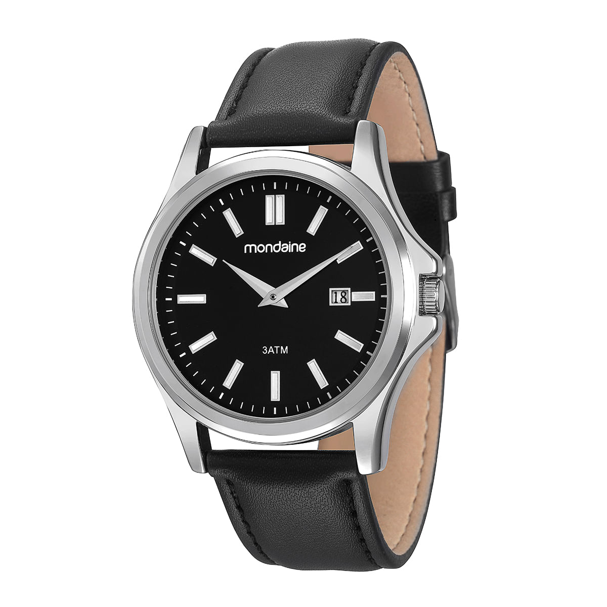 Relógio Mondaine Masculino Preto Analógico 83287G0MVNH1