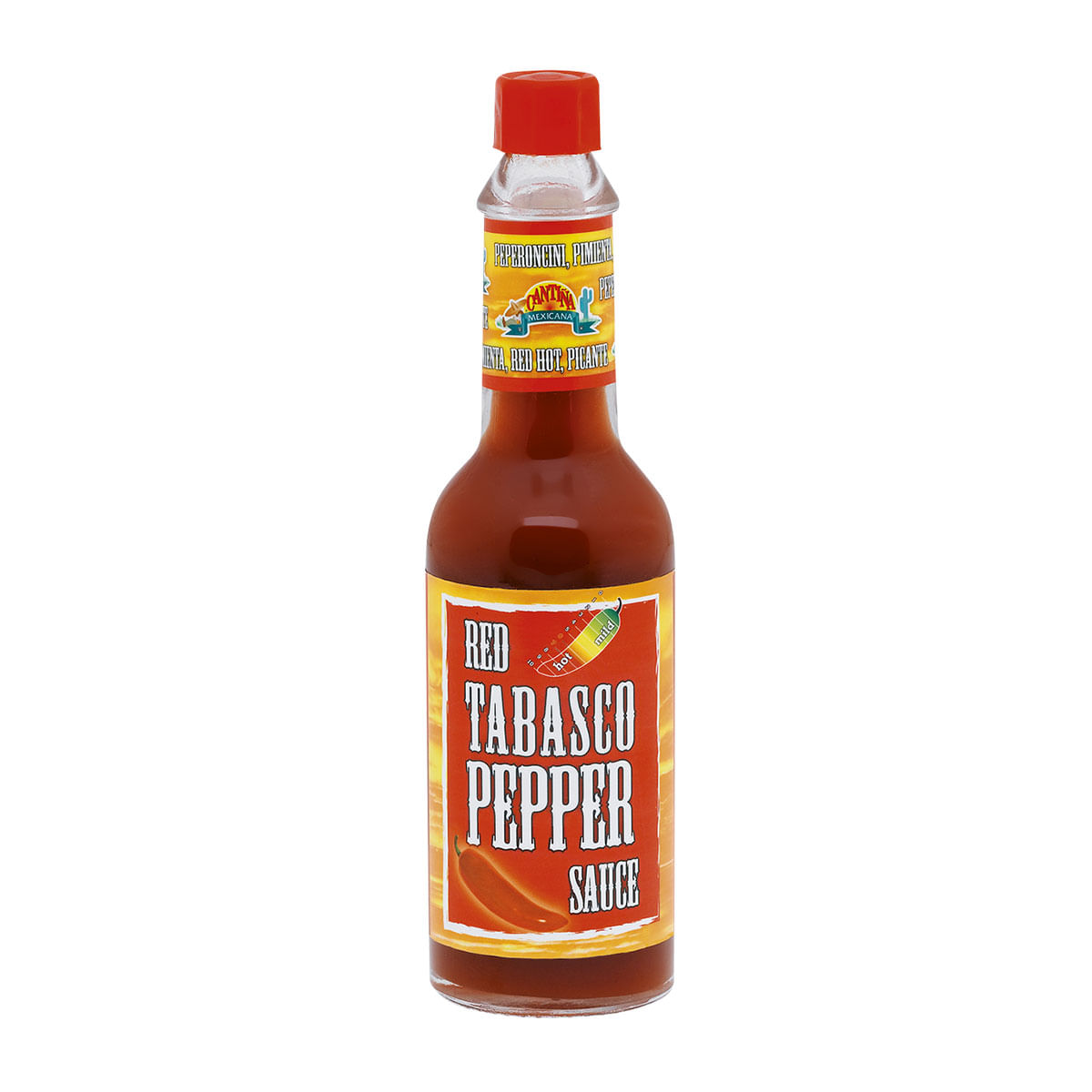 Molho de Pimenta Vermelha Tabasco Suave Cantina Mexicana 220g