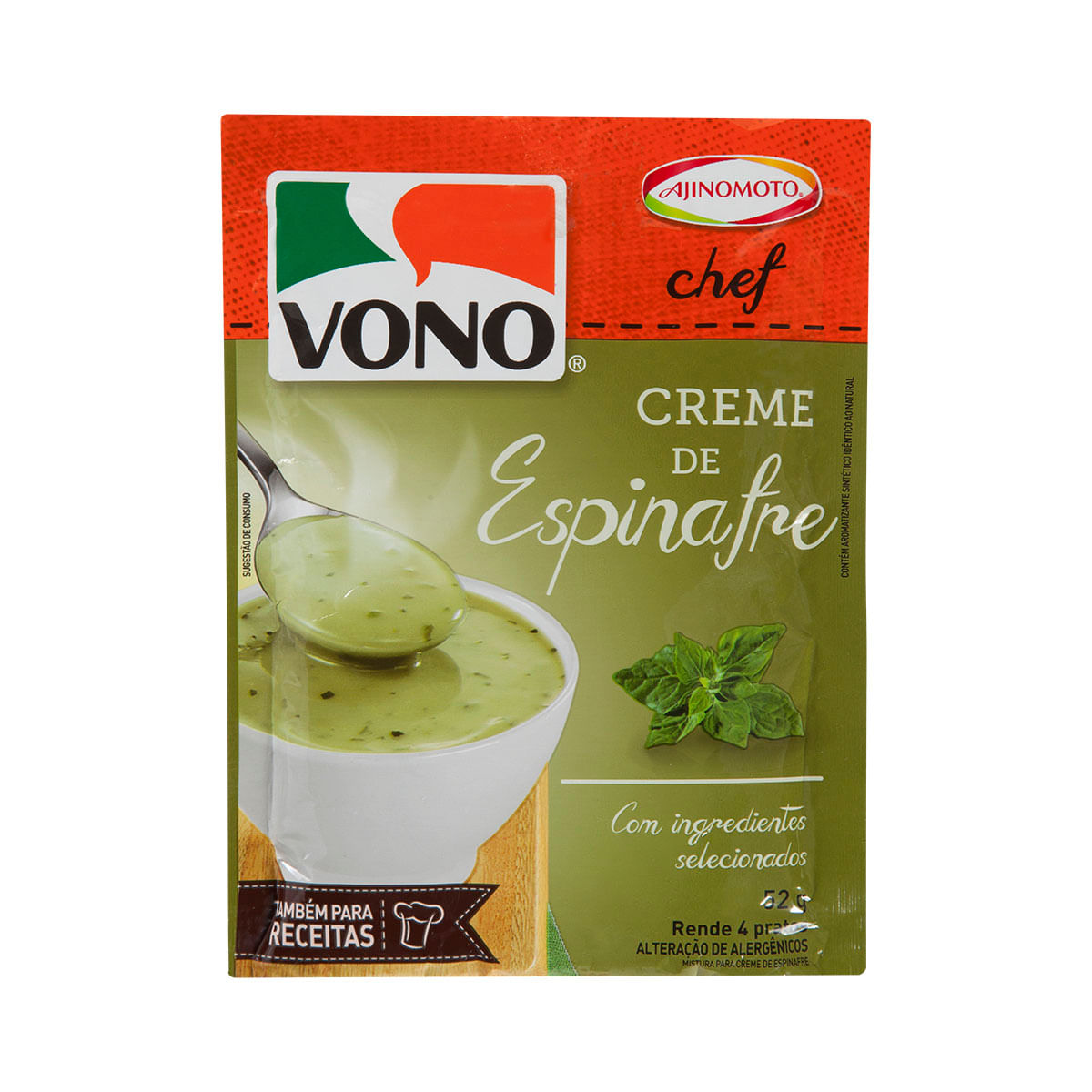 Creme de espinafre Vono Chef 53g