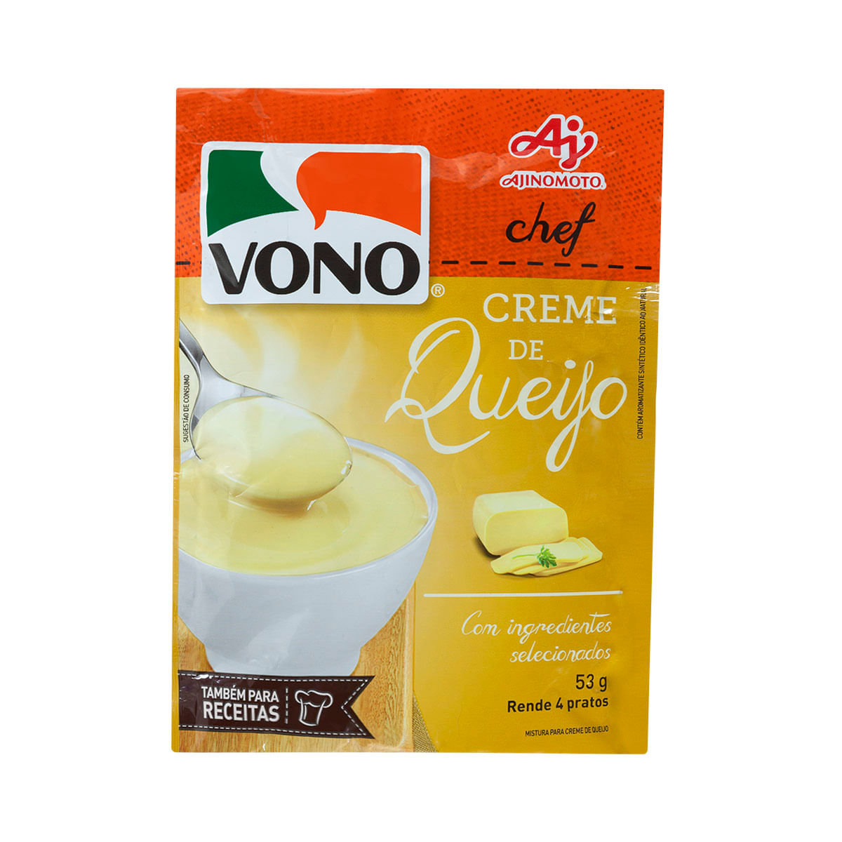 Creme de Queijo Vono Chef 53g