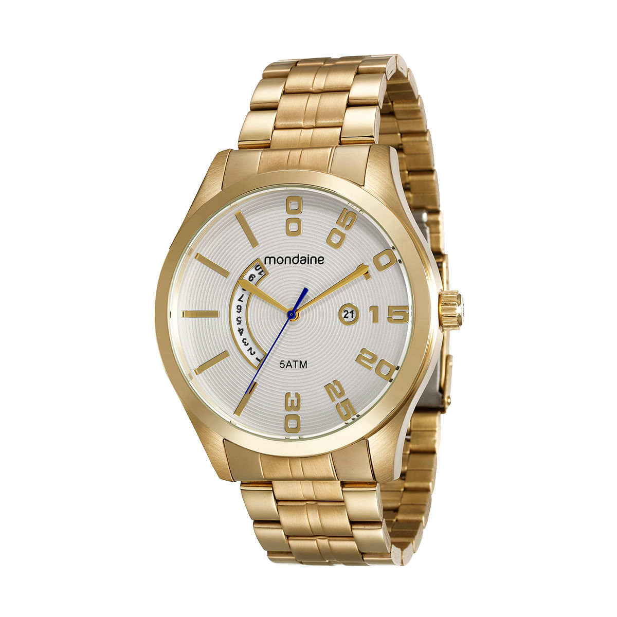 Relógio Mondaine Masculino Dourado Analógico 94825GPMVDA2