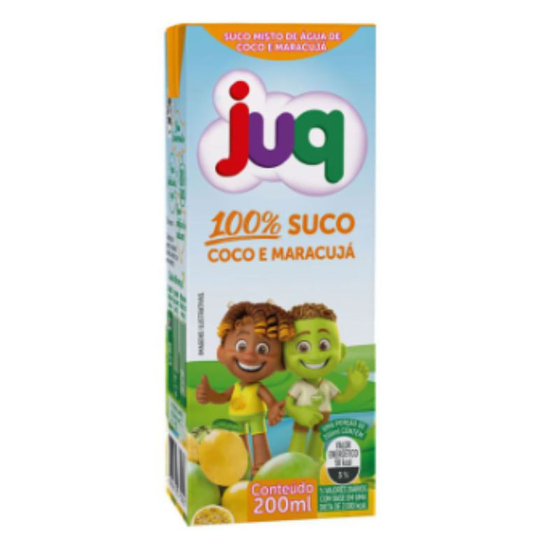 Água De Coco Maracujá Juq 200ml