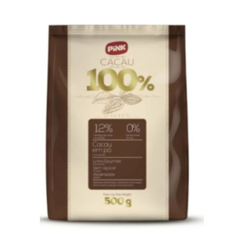 Cacau em Pó 100% Cacau Pink 500g