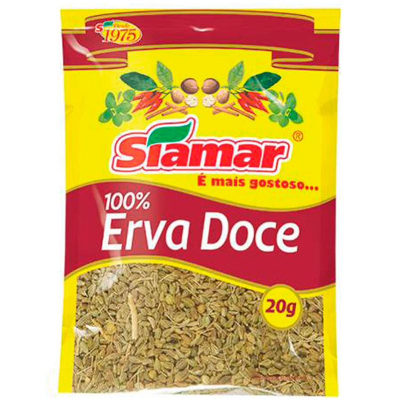 Erva Doce Siamar Sachê 20g