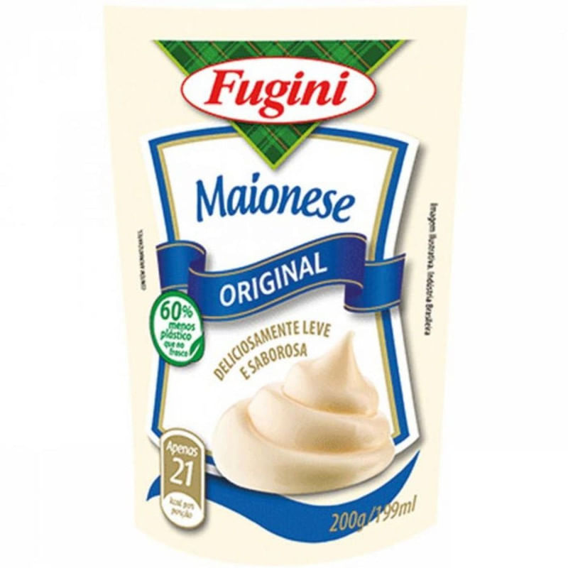 Maionese Original Fugini Sachê 200g