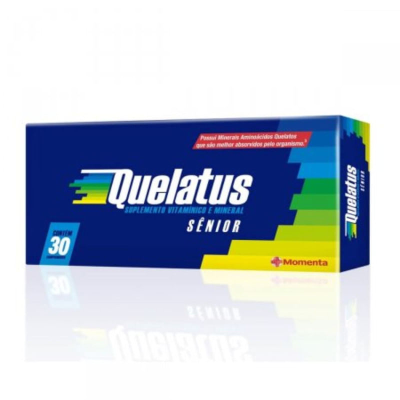 Quelatus Sênior Frasco Com 30 Comprimidos