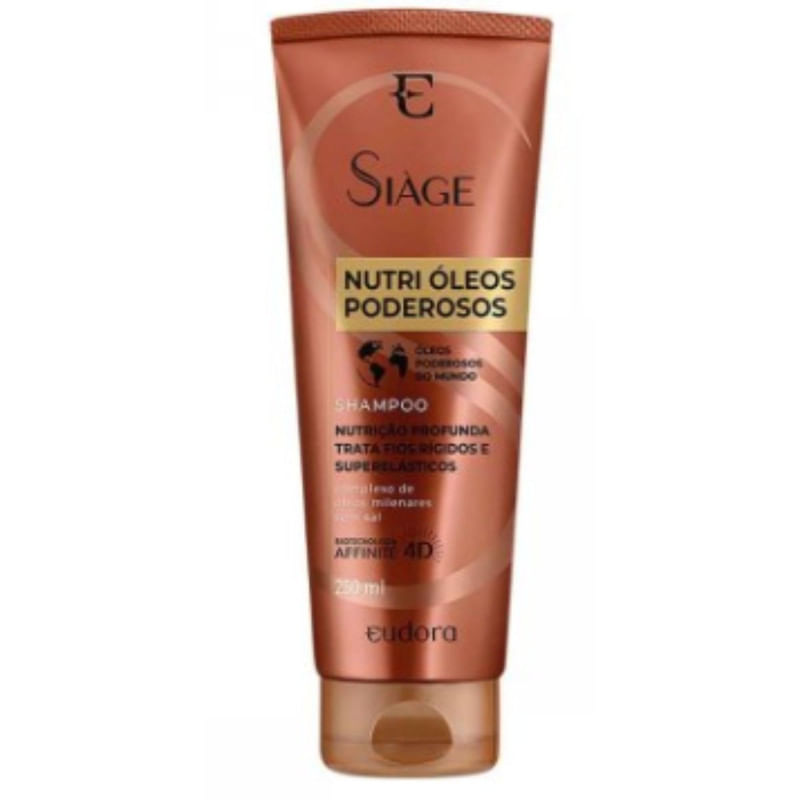 Shampoo Siàge Nutri Óleos Poderosos com 250 ml