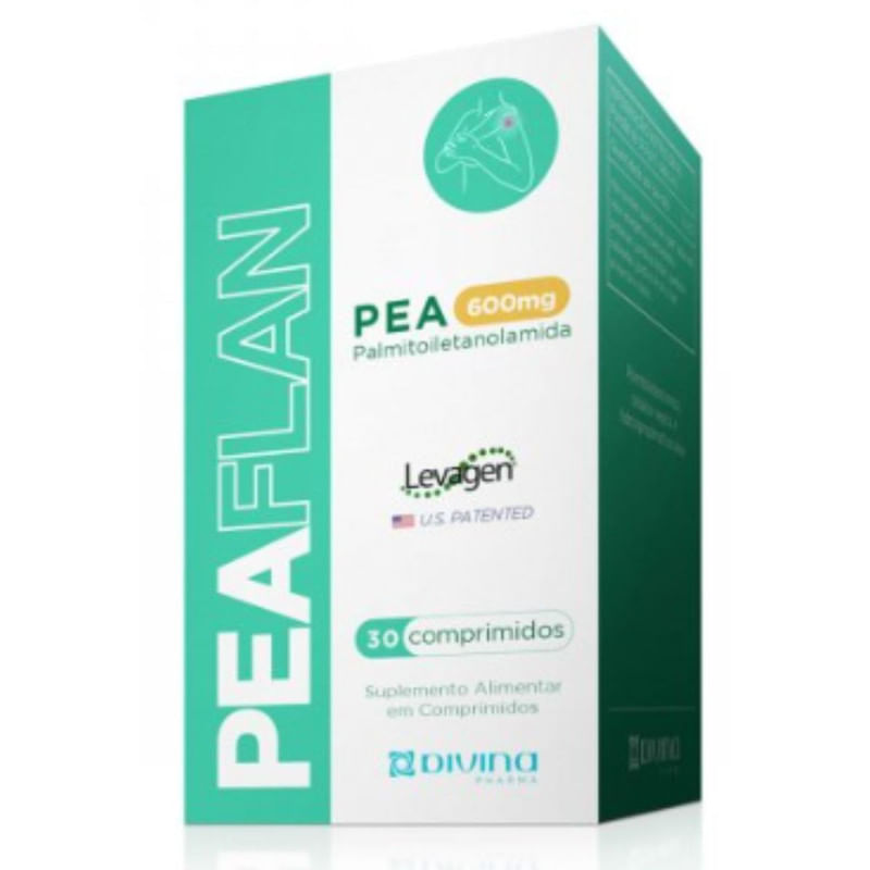 Suplemento Alimentar Peaflan 600 mg com 30 Comprimidos