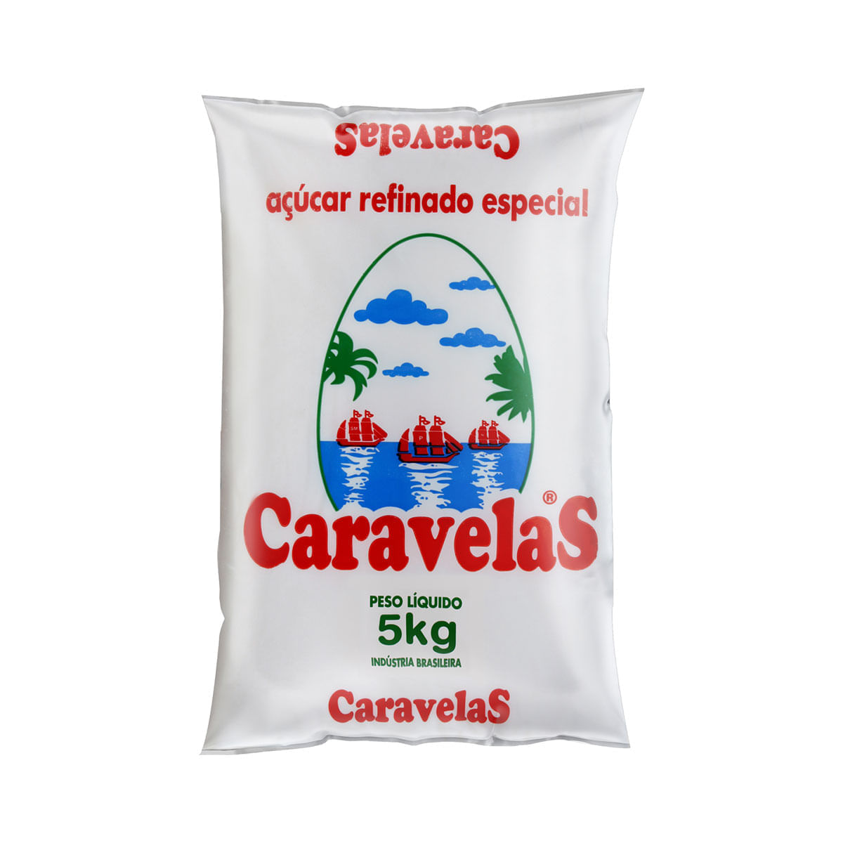 Açúcar Refinado Especial Caravelas Pacote 5kg