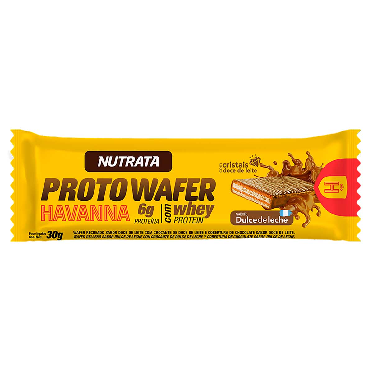 Barra Whey Proto Wafer Havanna Nutrata 30g