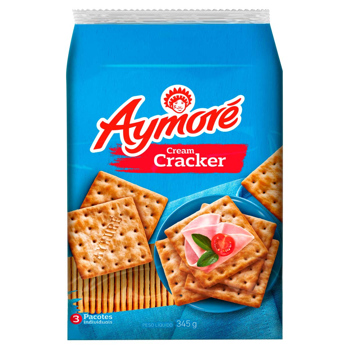 Biscoito Cream Cracker Aymoré 345g