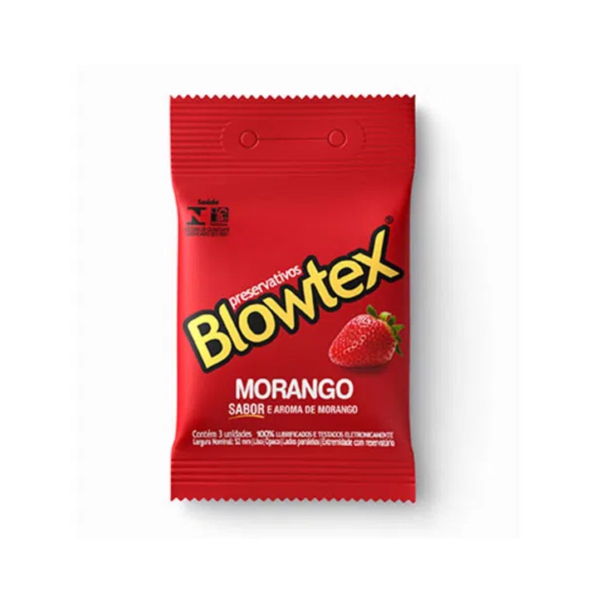 Preservativo Blowtex Morango 6 unidades