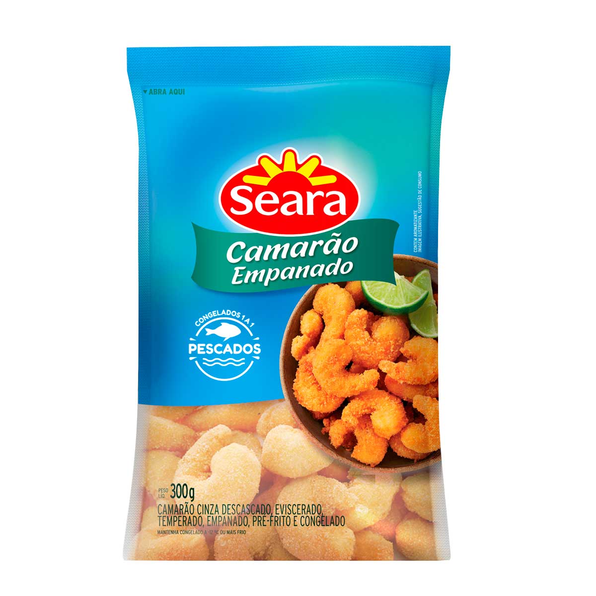 Camarão Empanado Congelado Seara 300 g
