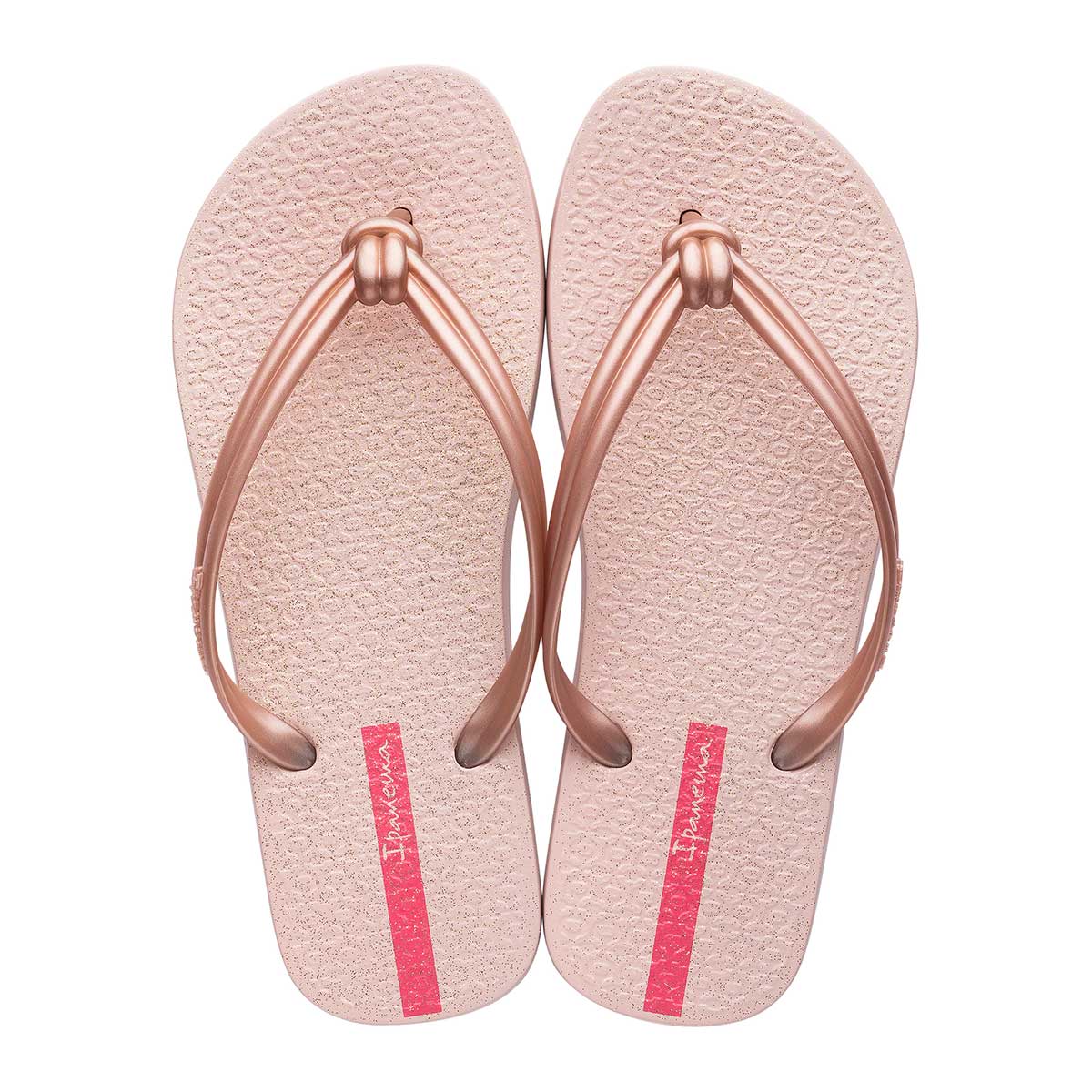 Chinelo Ipanema Feminino Elo Chic Rosa/Rosa Metalizado 37/38