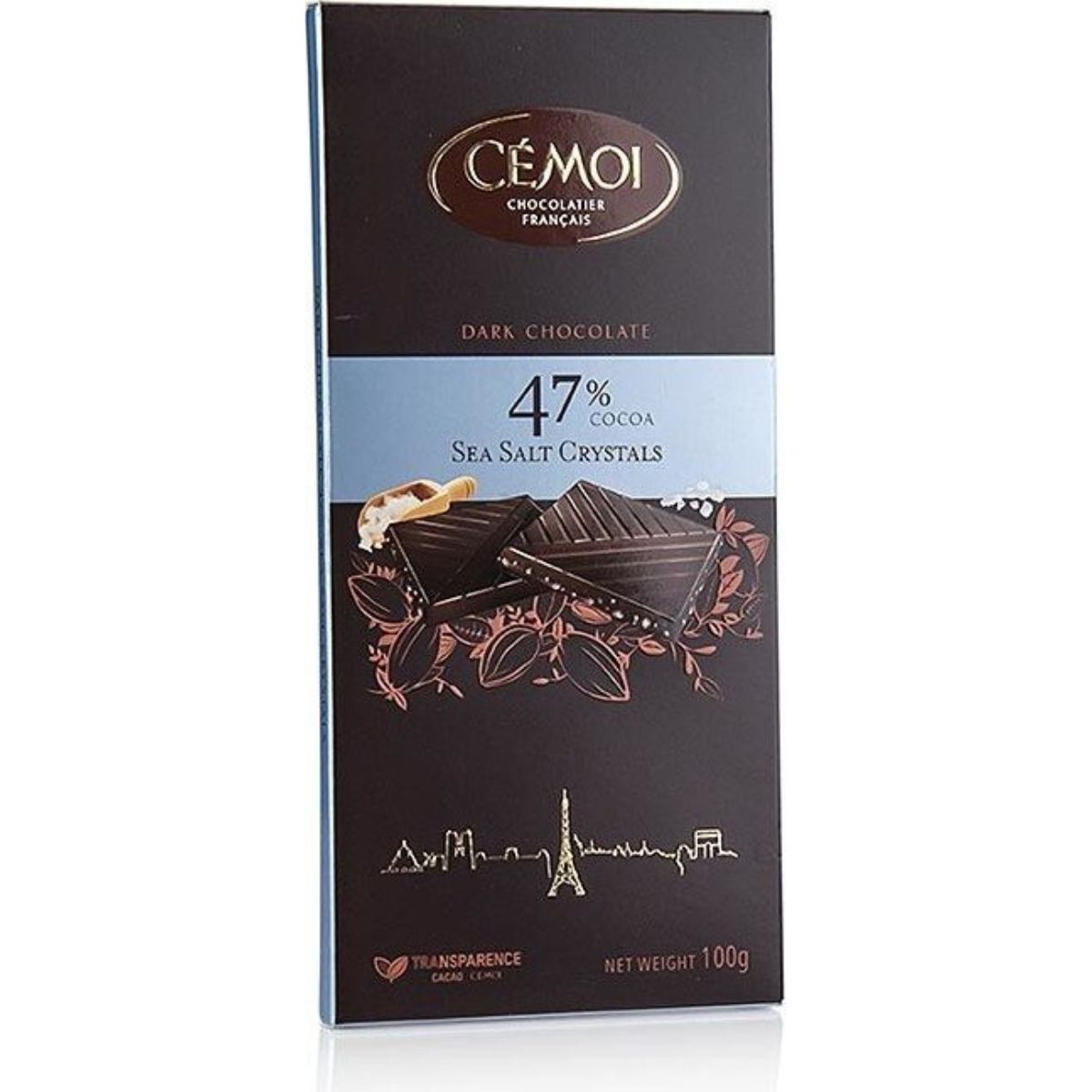 Chocolate Francês Meio Amargo com Flor de Sal Cemoi 100 g