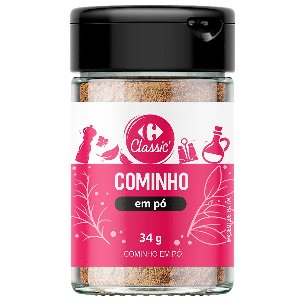 Cominho em Pó Carrefour Classic 34g