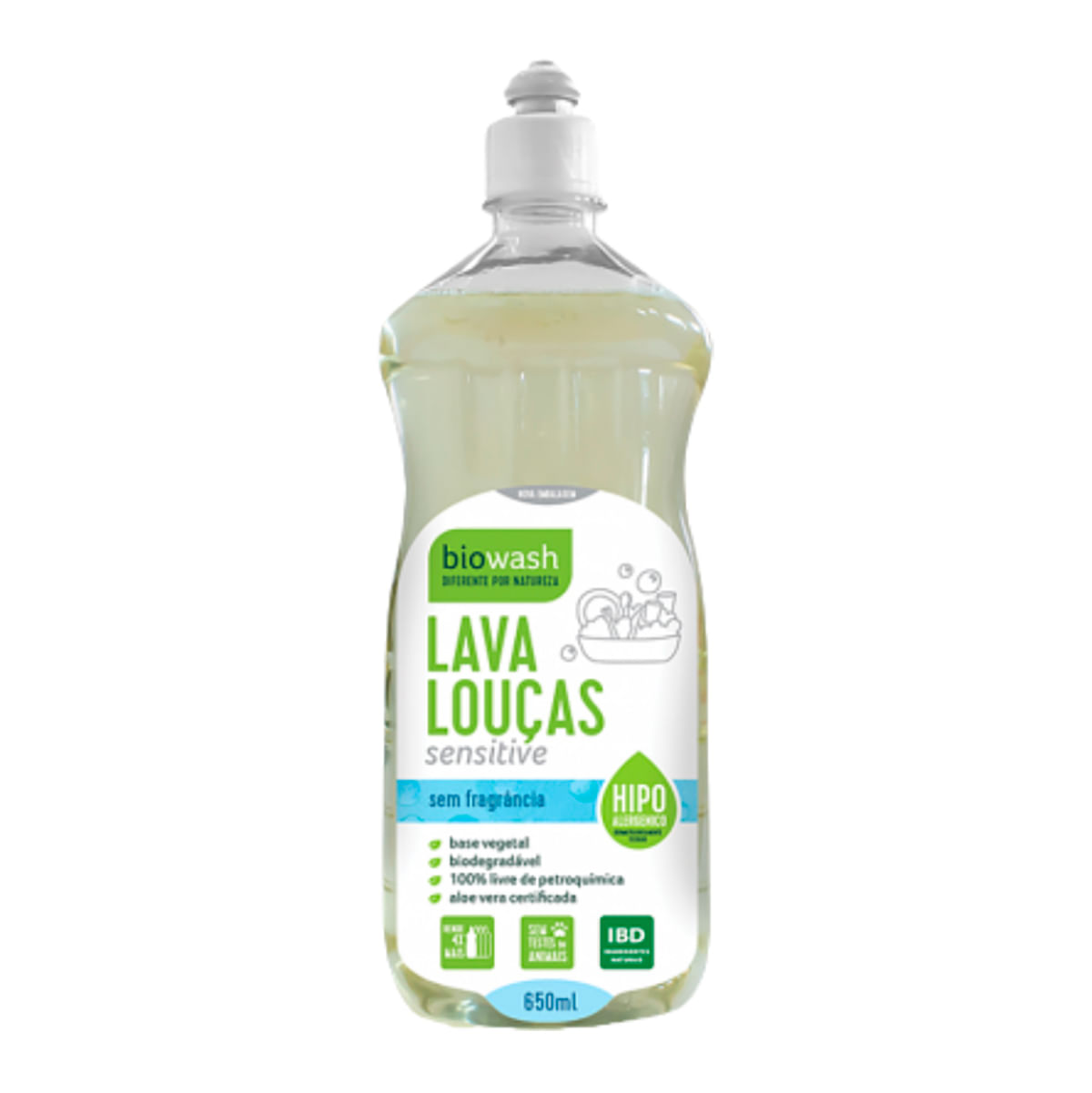 Detergente Liquido Biowash Sensitive 650 ml