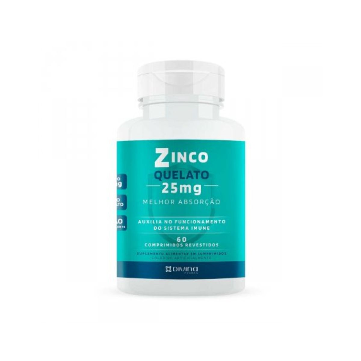 Divina Pharma Zinco com 60 comprimidos