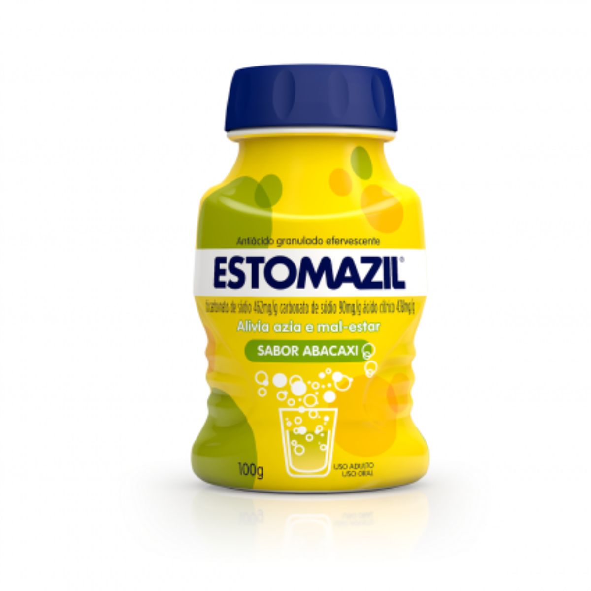 Pó Efervescente Estomazil Sabor Abacaxi Com 100g
