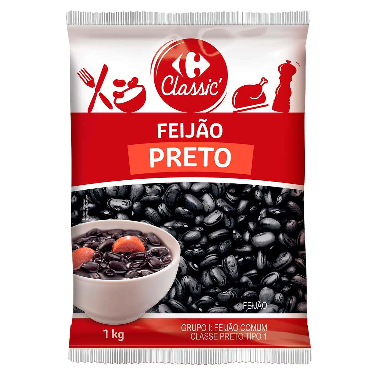 Feijao Preto Carrefour 1 Kg