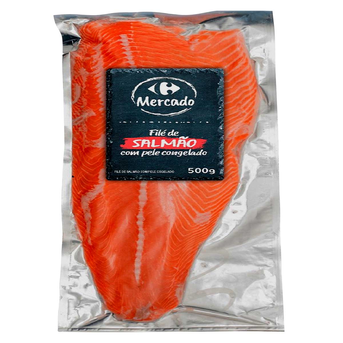 Filé de Salmão Congelado Mercado Carrefour 500g