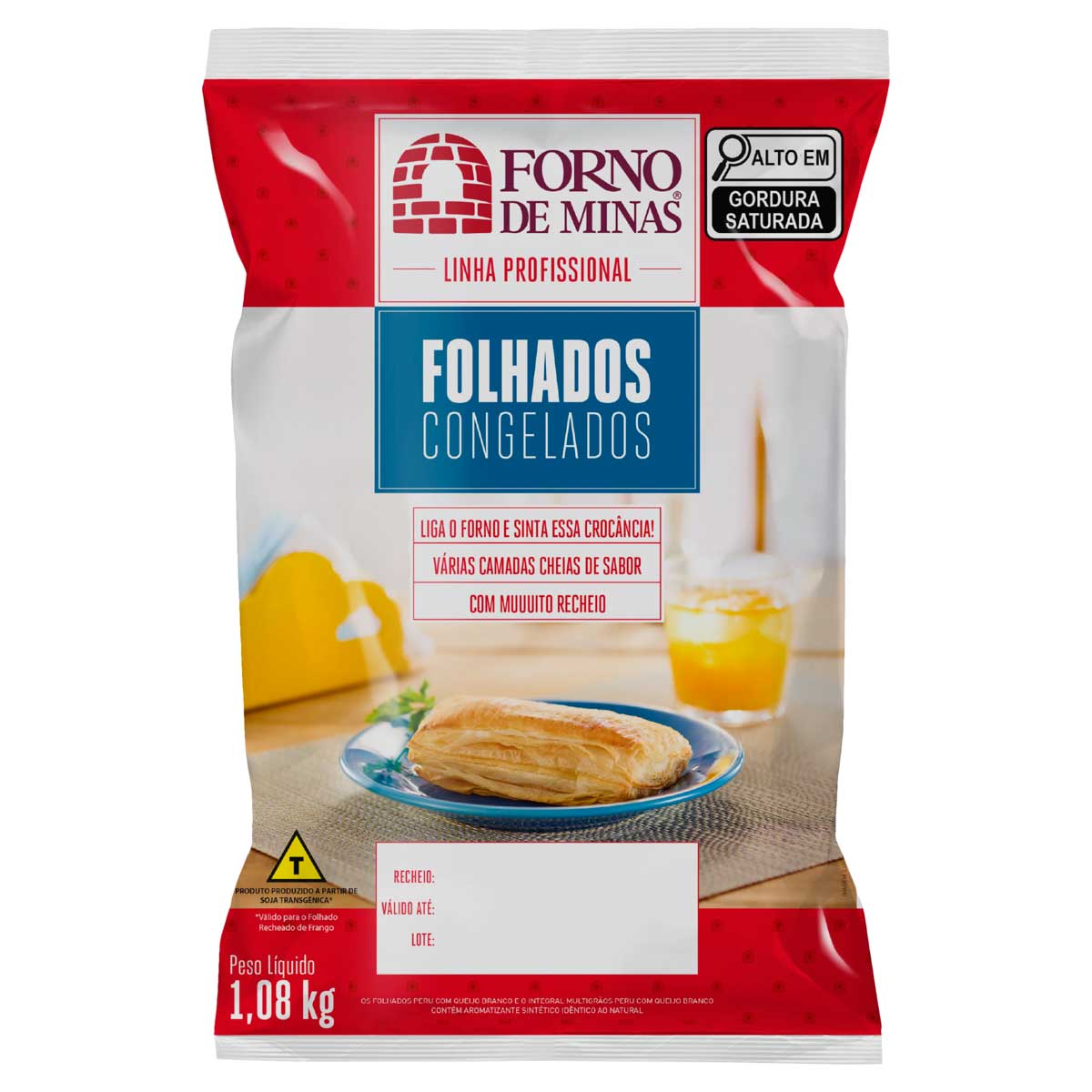 Folhado de Frango Forno de Minas 120 g