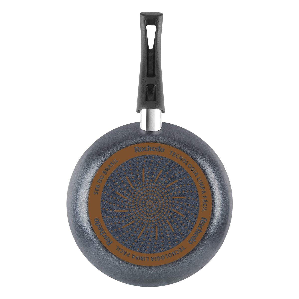 Frigideira Antiaderente Rochedo Limpa Fácil Colors 22cm