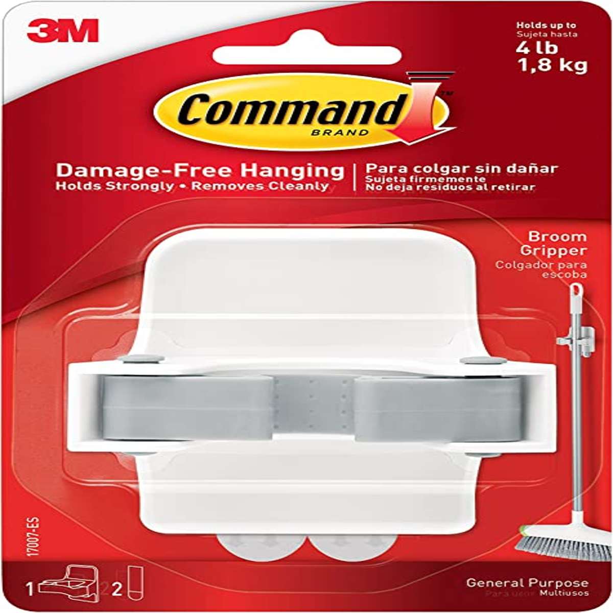 Suporte para Vassoura Command 3M
