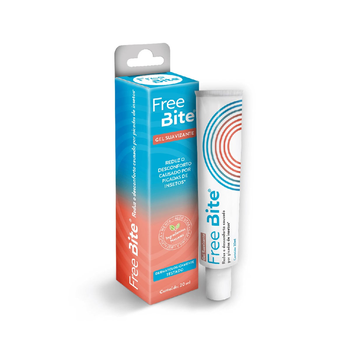 Gel Suavizante Pós Picada de Insetos Free Bite 20ml