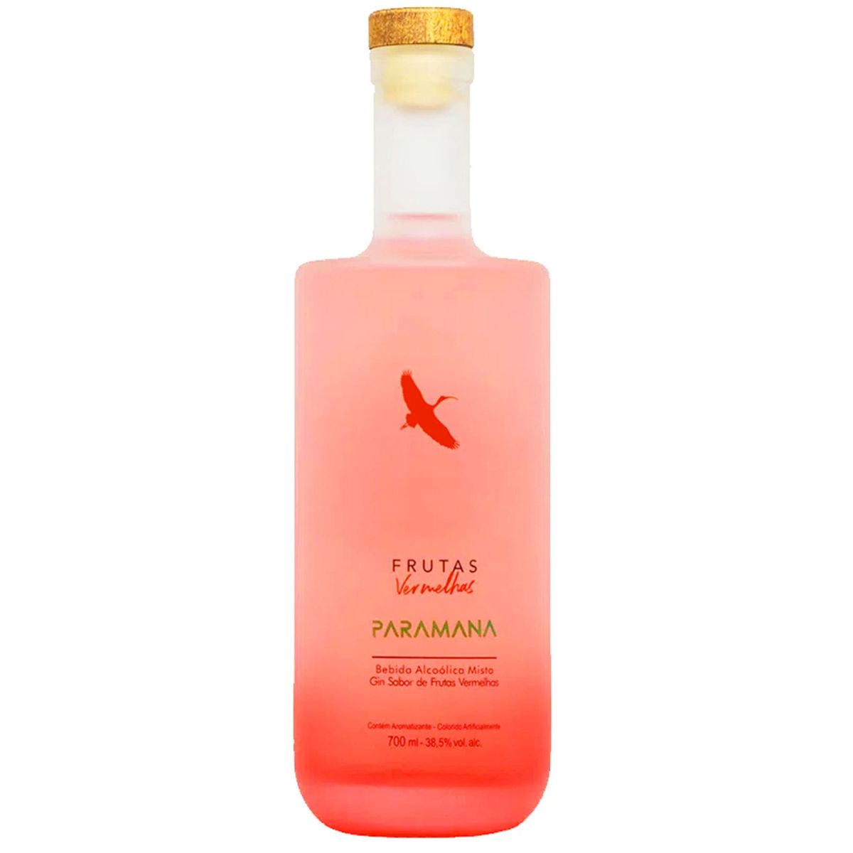 Gin Paramana Sabor Frutas Vermelhas 700ml