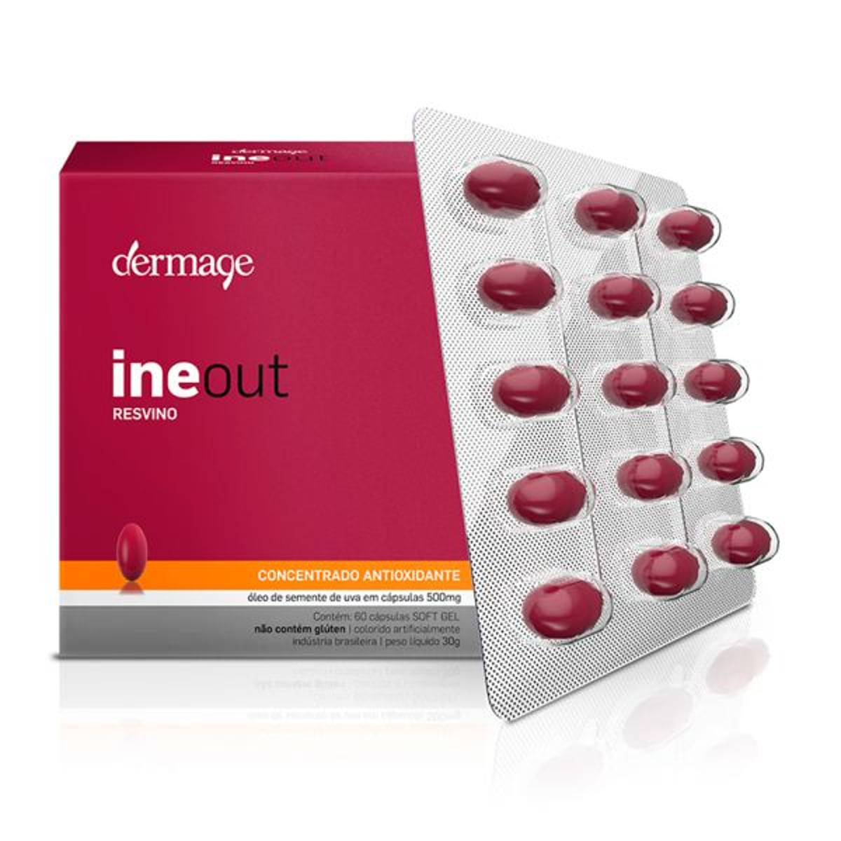 Ineout Resvino com 60 Cápsulas