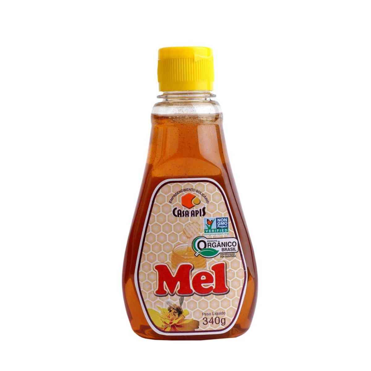 Mel Orgânico Casa Apis Bisnaga 340 g