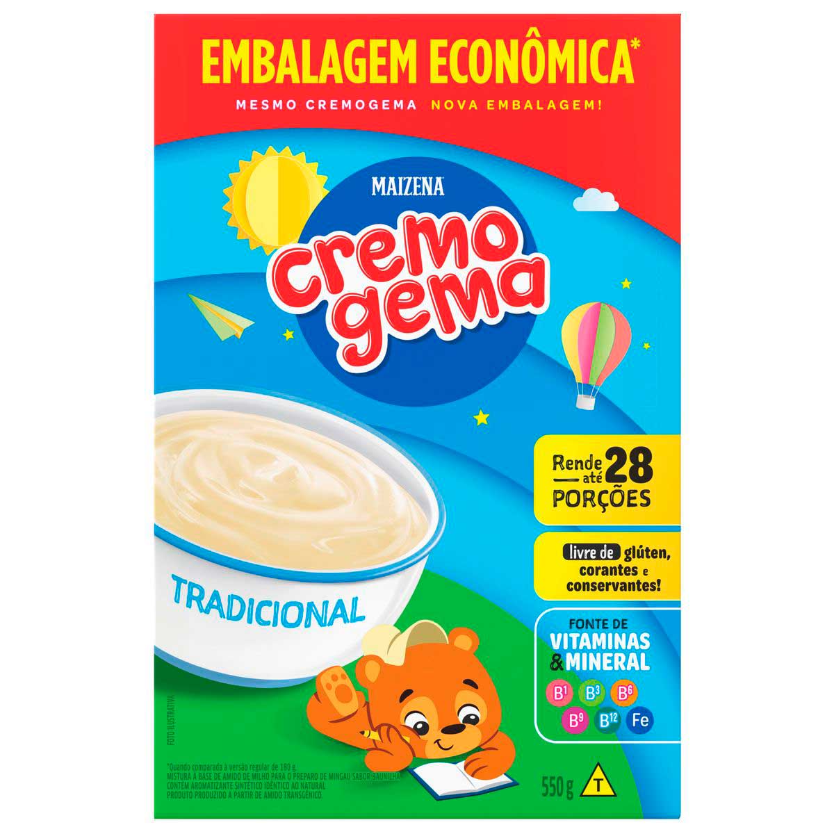 Mistura Maizena Cremogema Tradicional 550g