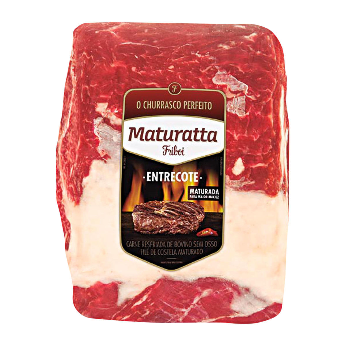 Peça de Filé de Costela Bovina Entrecote Resfriado Maturatta 1,9Kg