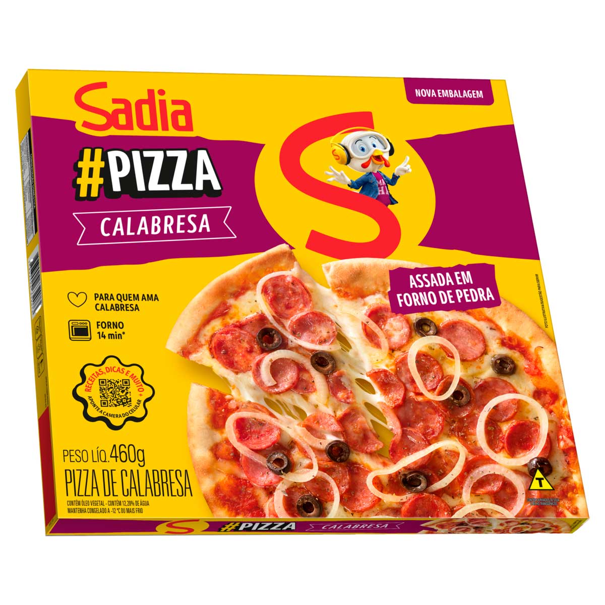 Pizza de Calabresa Sadia 460g