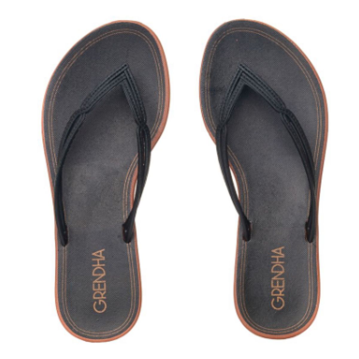 Sandália Rasteirinha Mais Açai 39 40 Grendha Preto