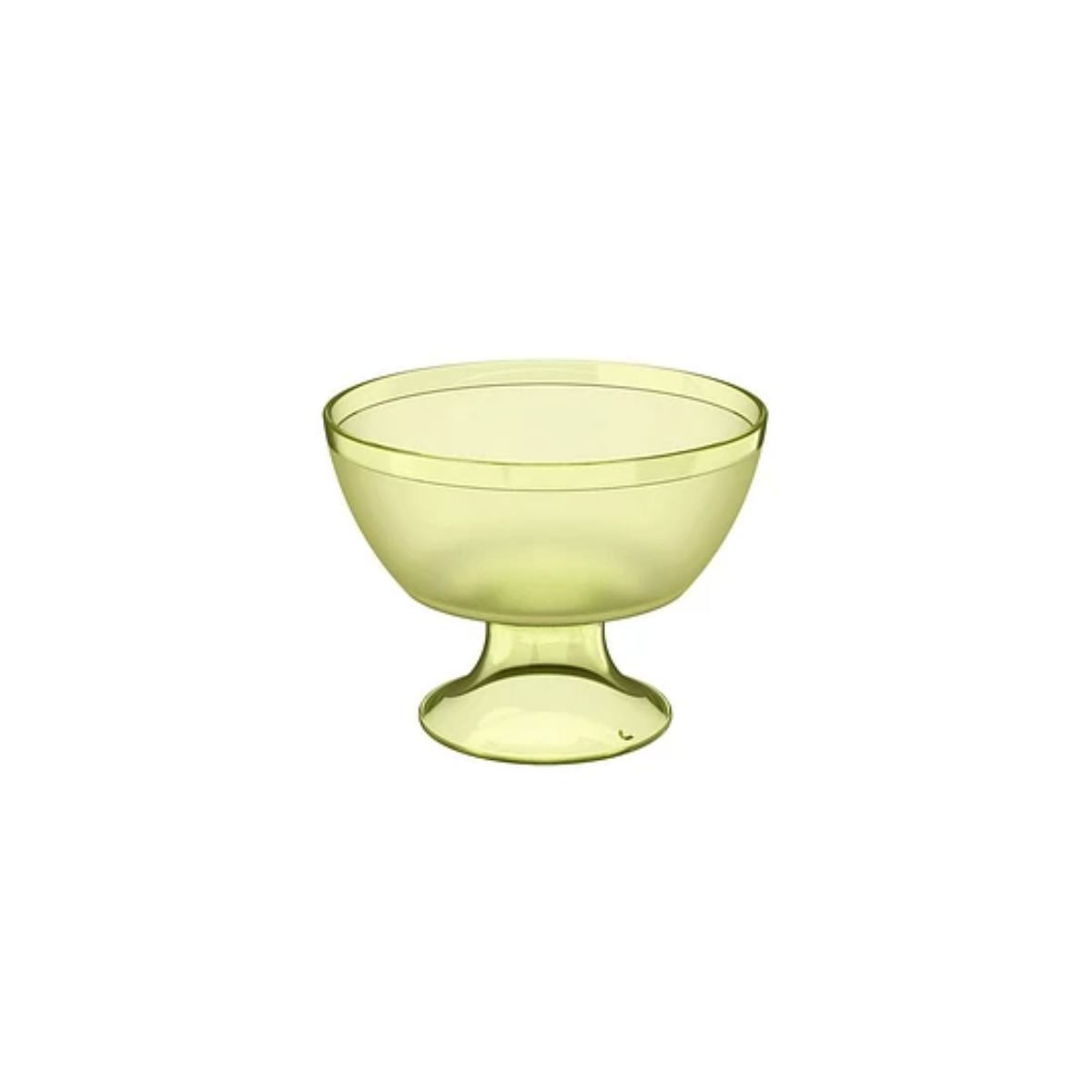 Taça para Sobremesa Mariplast Luna Cristal Amarelo 350 ml