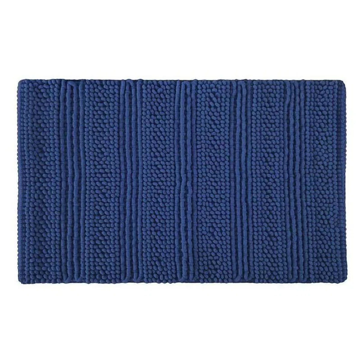 Tapete Para Banheiro Cor Azul Niazitex Sacramento 75 x 45 cm