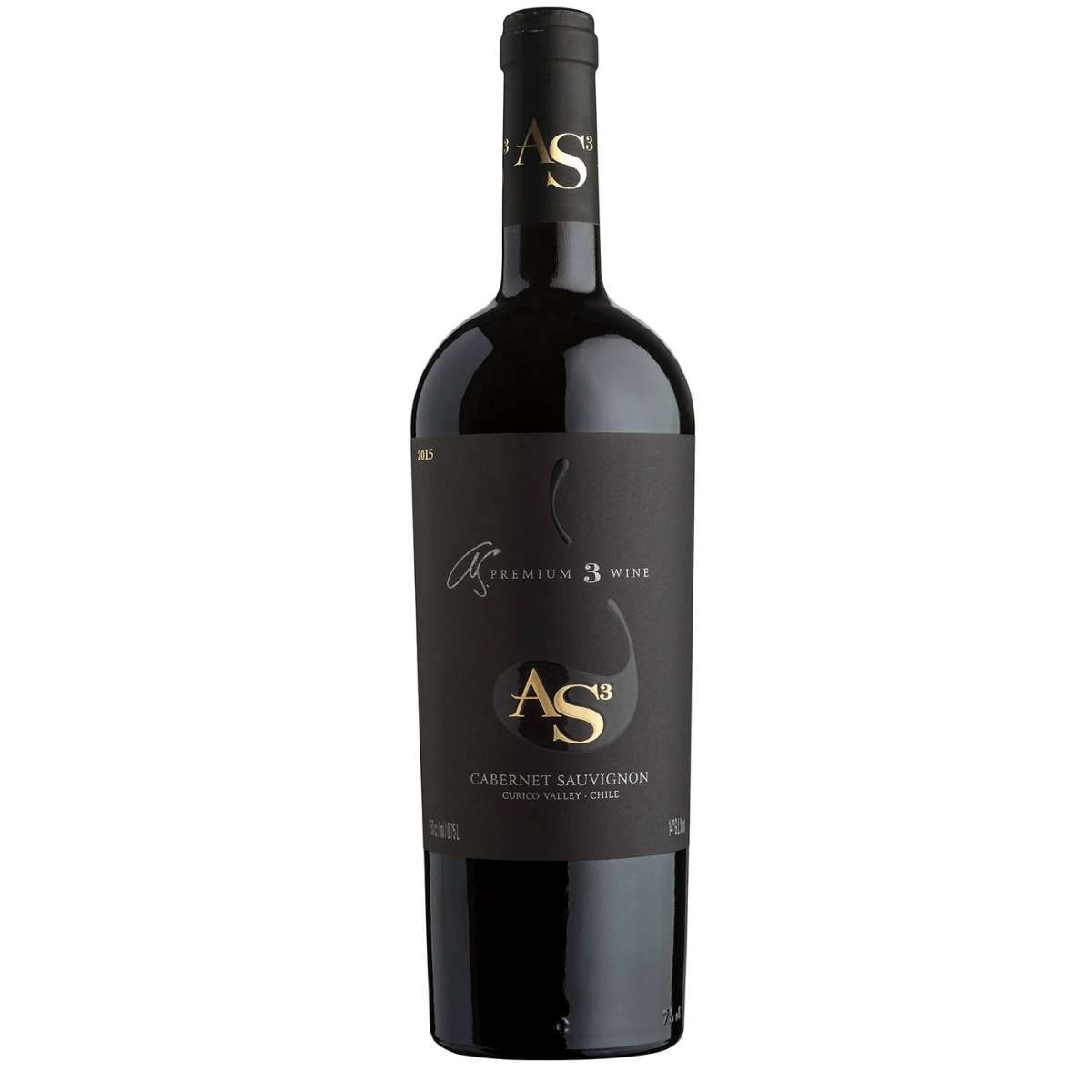 Vinho Tinto Chileno AS3 Cabernet Sauvignon Gran Reserva 750 ml